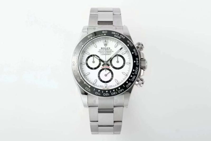 Best Edition with 4131 Automatic Movement Rolex Daytona 40mm*11.9mm Steel Belt White Watch